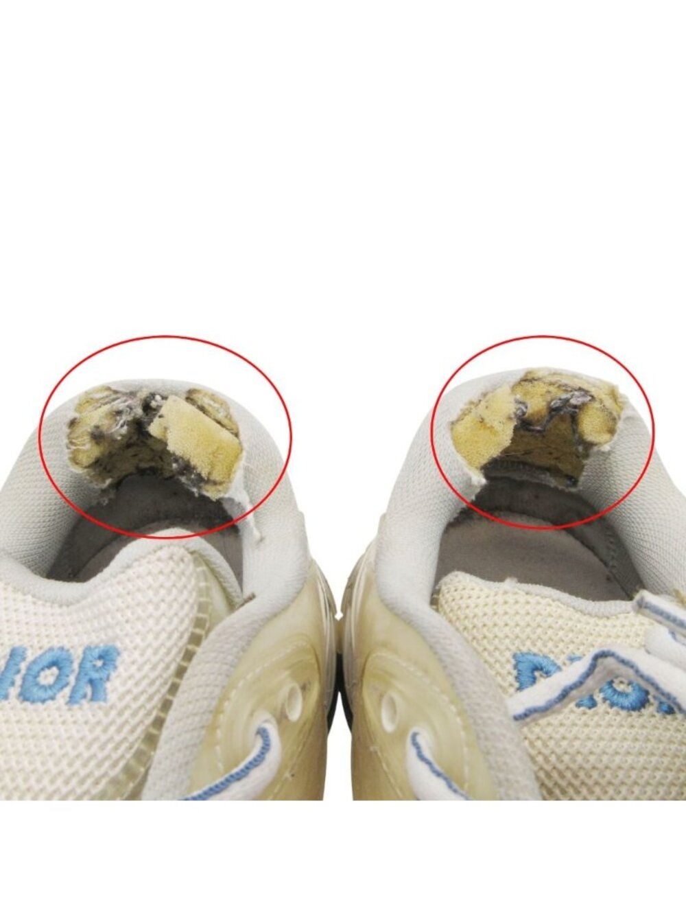 Dior Sneakers Cd1 Hybrid Mesh Shoes 40 White - Picture 9 of 10